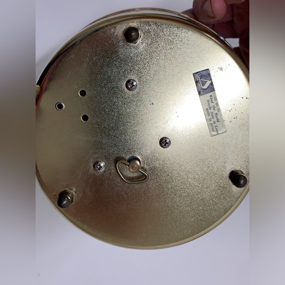 Mid Century Vintage Schmid Bros Brass Plated Automated Music Box Tune 115 - Picture 4 of 16